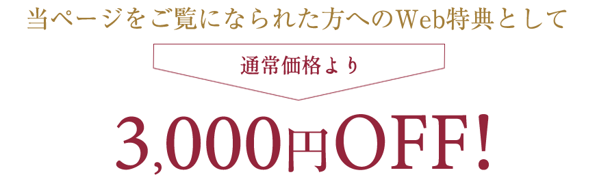 店舗販売や当サイトのフォームよりご購入いただいた方限定！