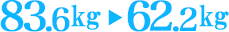 78kg→55kg